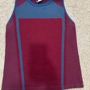 JoyLab Burgundy and Blue Tank Top
